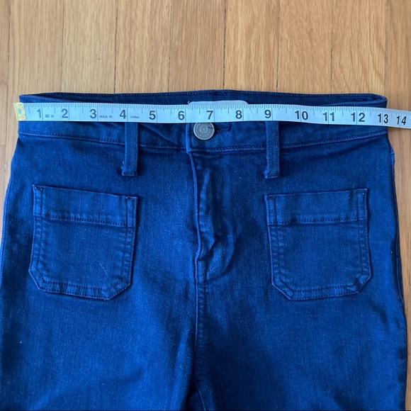 Joie Enchante Flare Jeans in Dark Navy Size 26 - Picture 3 of 12